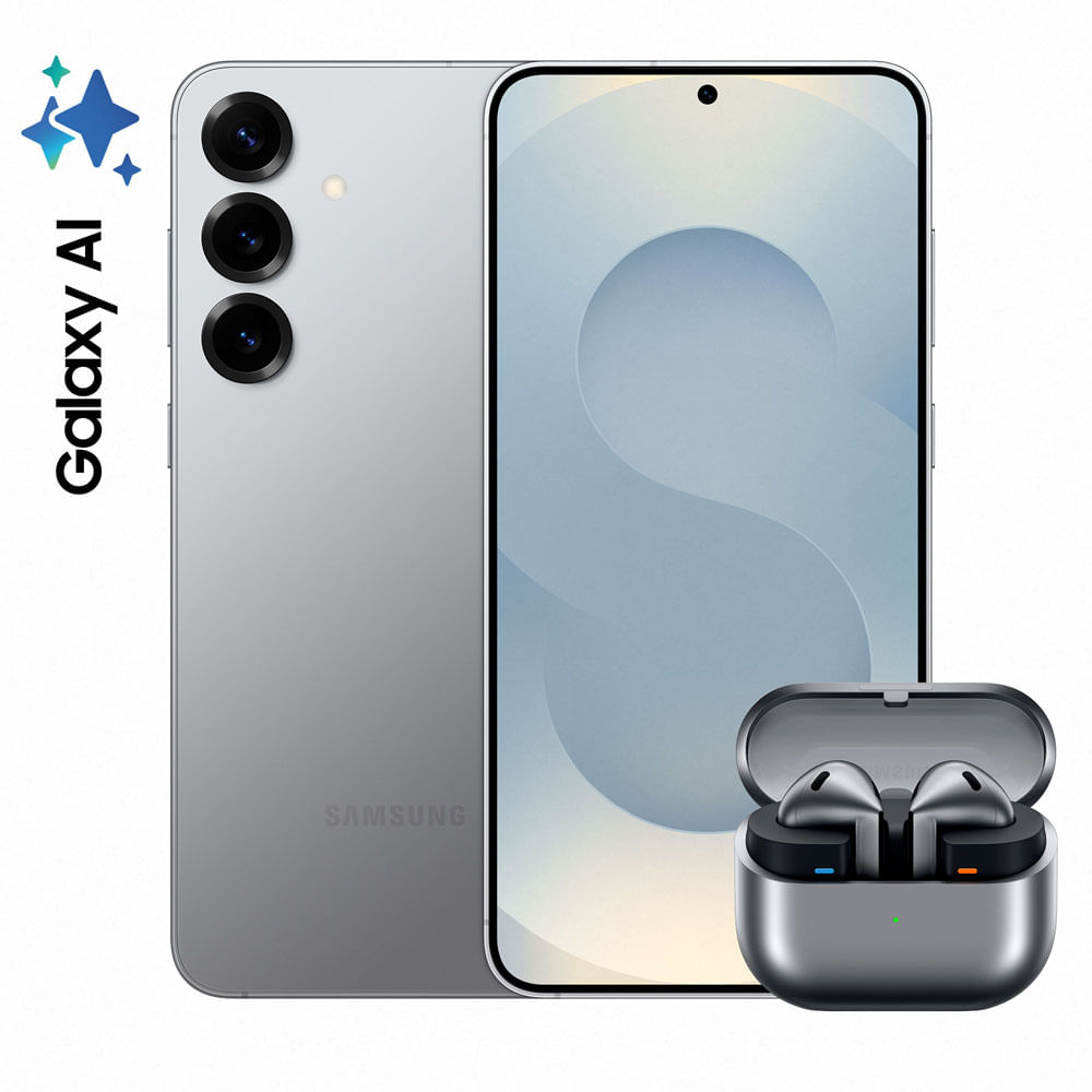 Celular Samsung Galaxy S25+ 12GB RAM 256GB Plateado + Buds 3