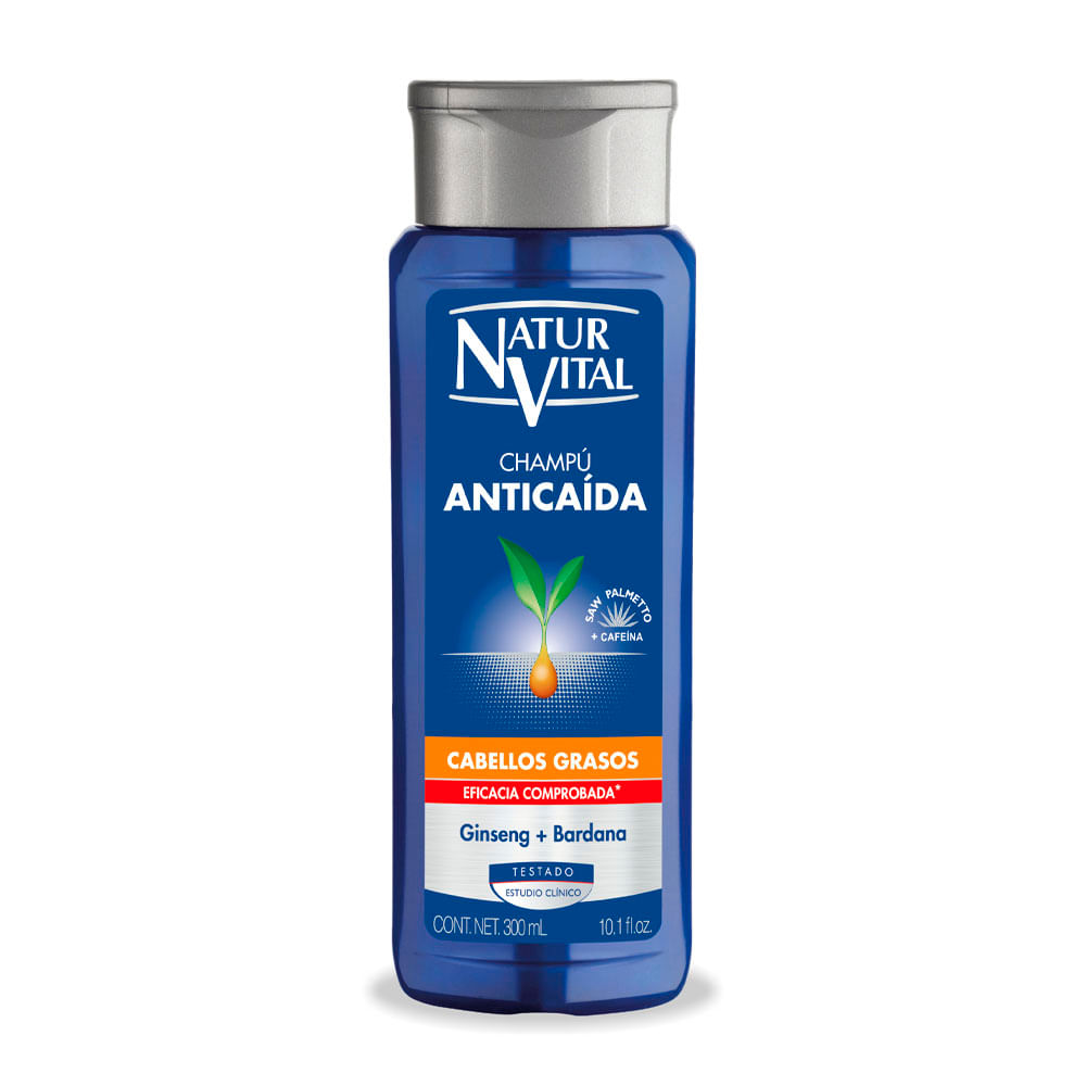 Shampoo Naturaleza y Vida Anticaída Cabellos Grasos x300ml