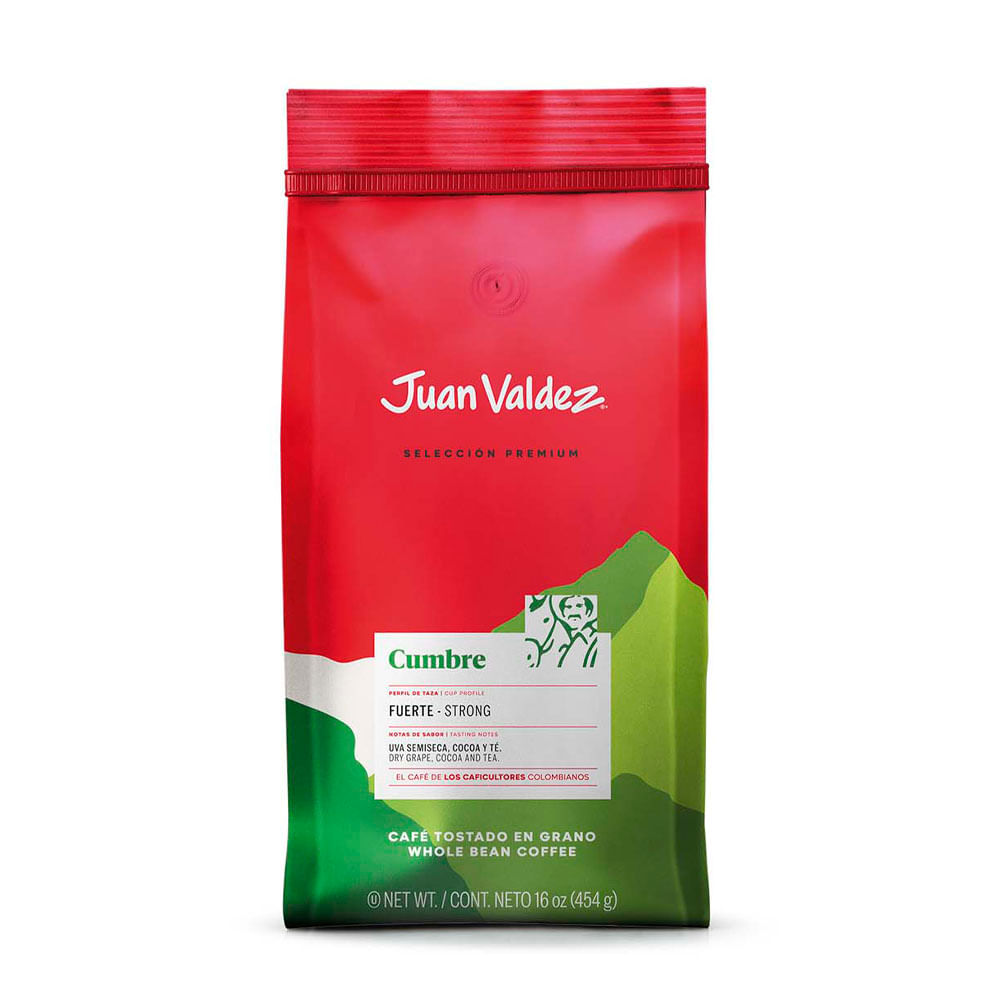 Café Juan Valdez Cumbre Grano 454gr