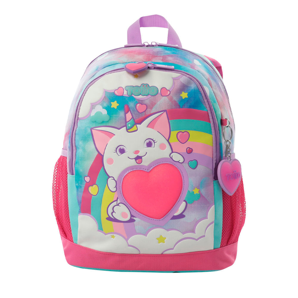 Morral Sweety Heart M Azul Totto Kids