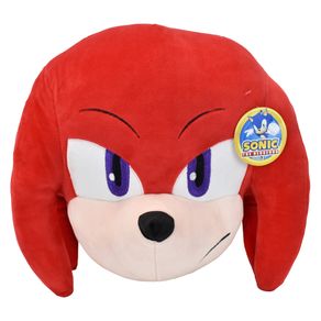 Peluche Carita Redonda Knuckles Rojo 38cms Sonic