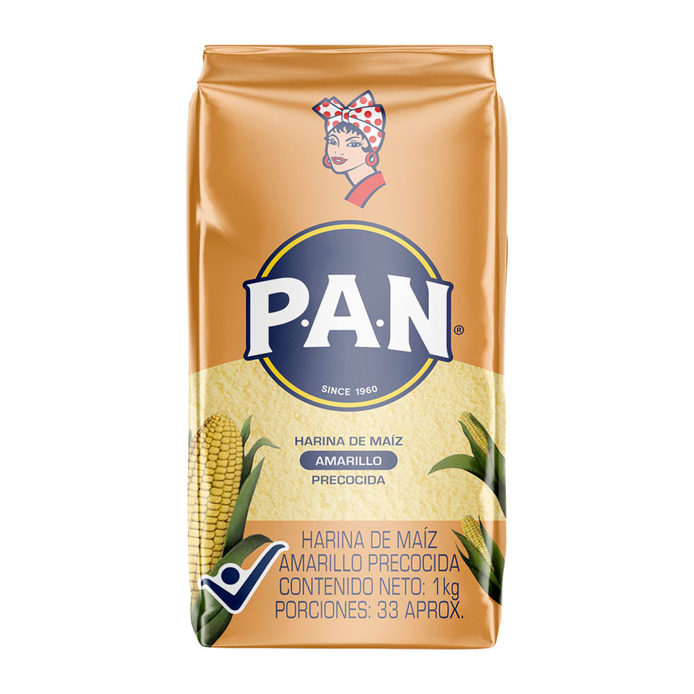 Harina PAN maíz amarillo x1000g