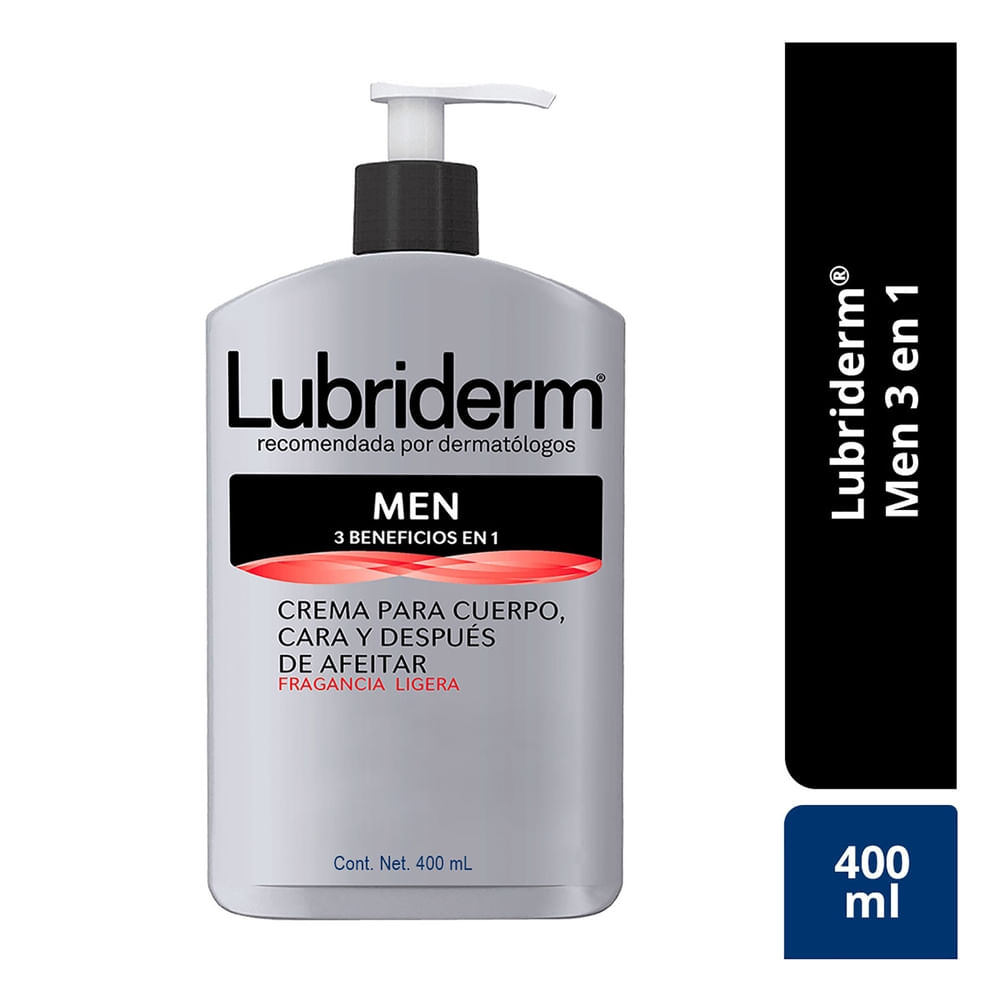 Crema Corporal Lubriderm For Men 400 ml