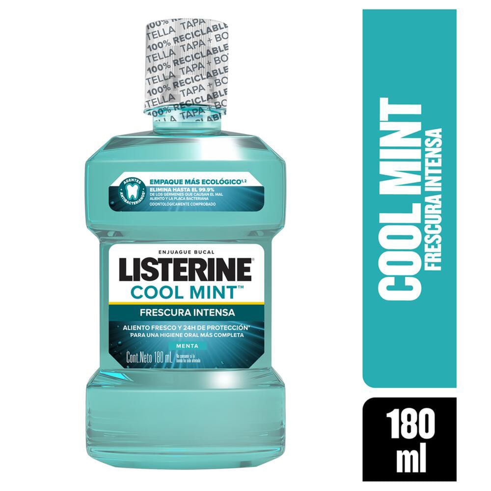 Enjuague Bucal Listerine®  Coolmint Frescura Intensa 180ml