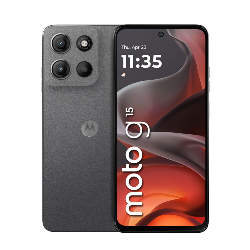 Celular Motorola G15 6,72" 4Gb Ram 256Gb Gris