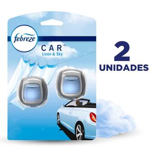 Aromatizante para Carros Febreze Car Linen & Sky 2 Und