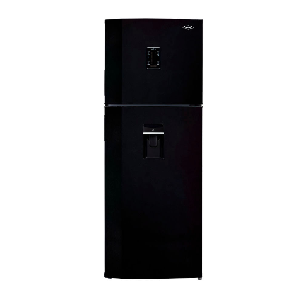 Nevera Haceb Alc 448 Litros Sin Escarcha Panel Digital Dispensador De Agua Manija Integrada Negro Cósmico Inverter