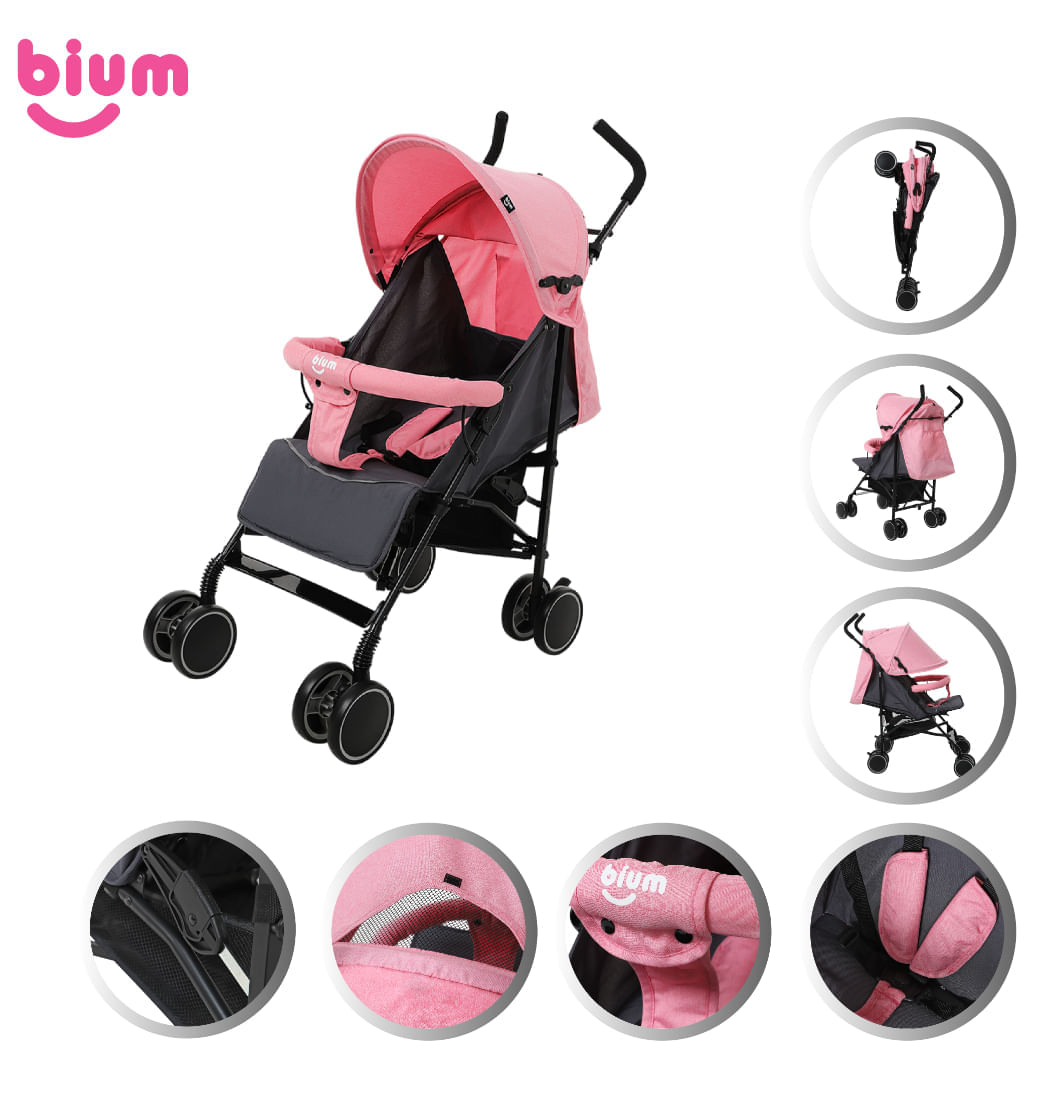 Coche Bium Jolly Rosa