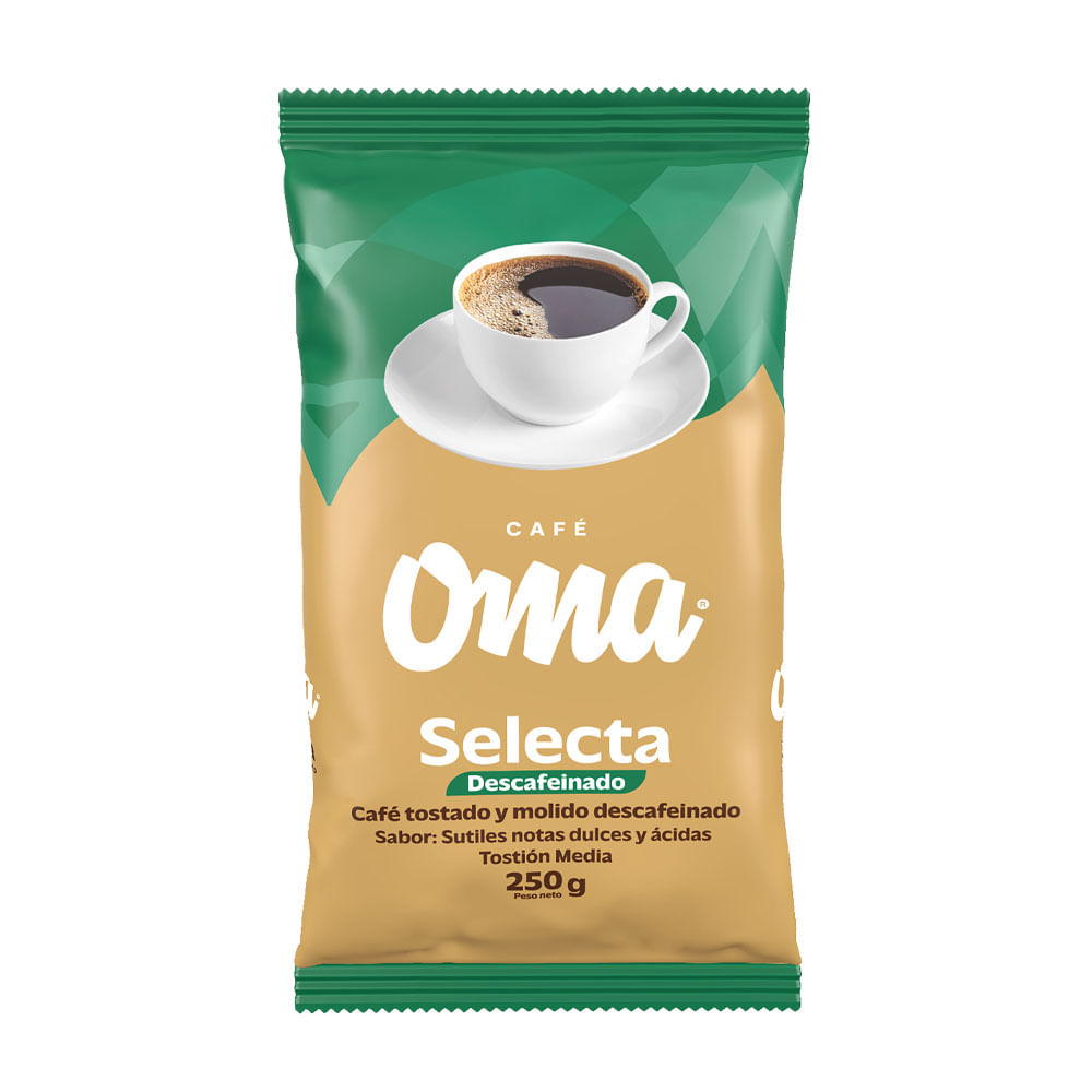 Café Oma descafeinado x250g