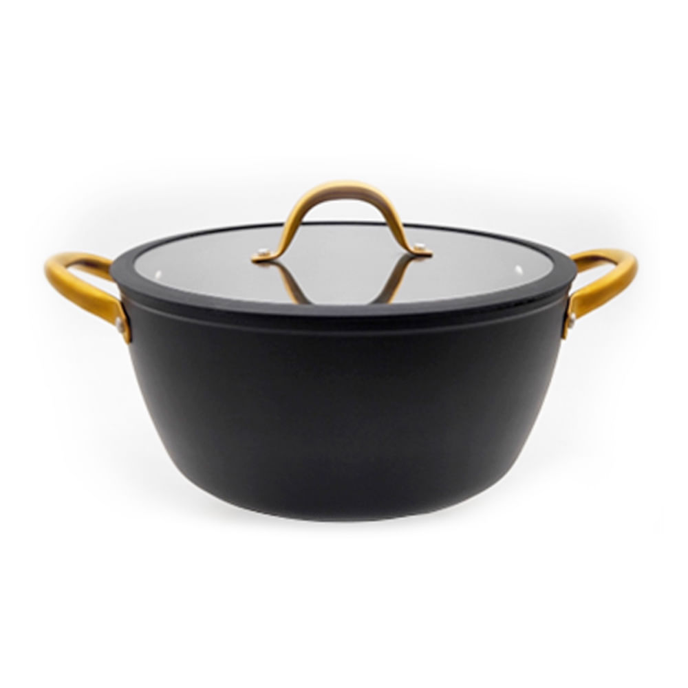 Olla Cocina Criolla Mango en Acero Inox 24cmx1 Und