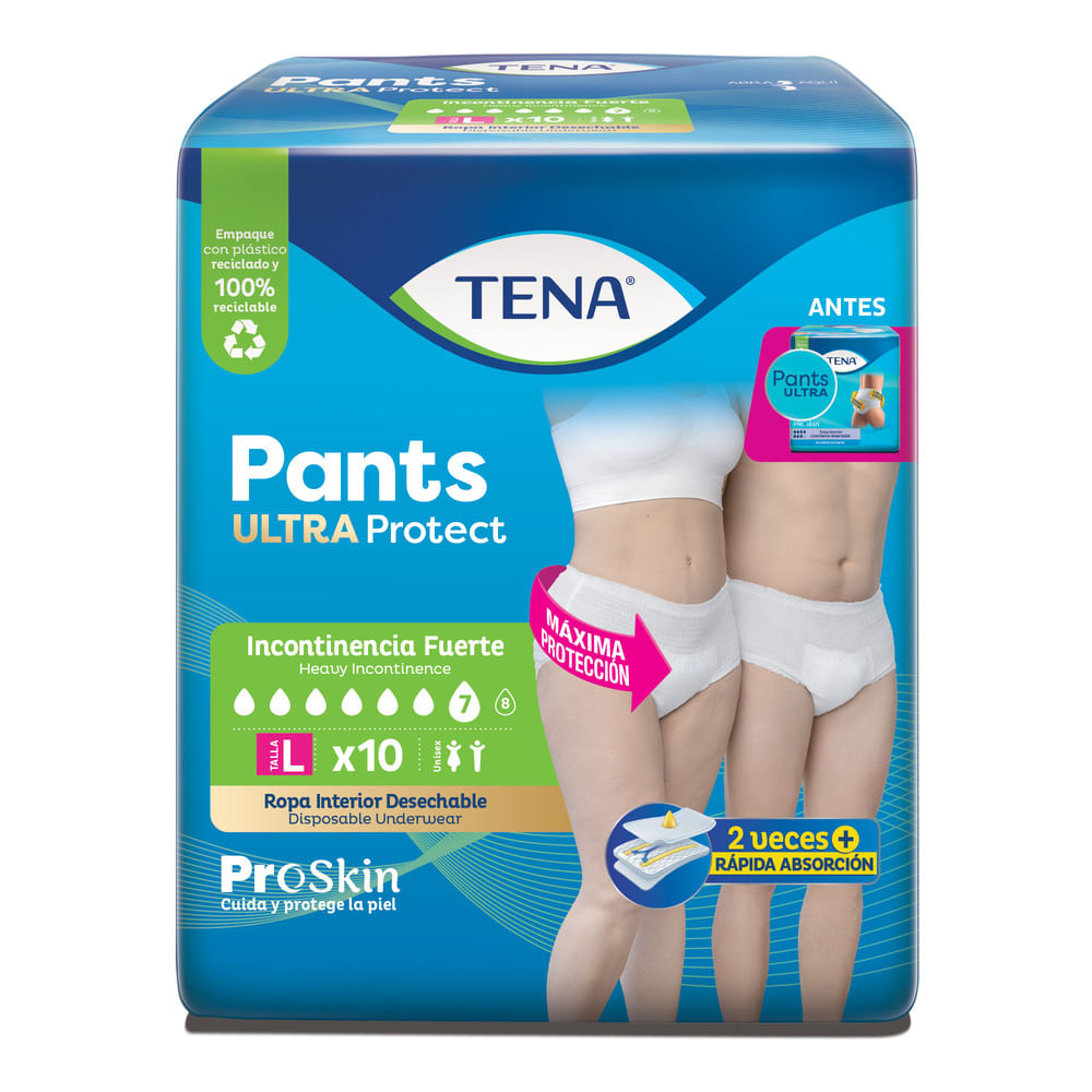 Pañal Tena pants ultra L x10und