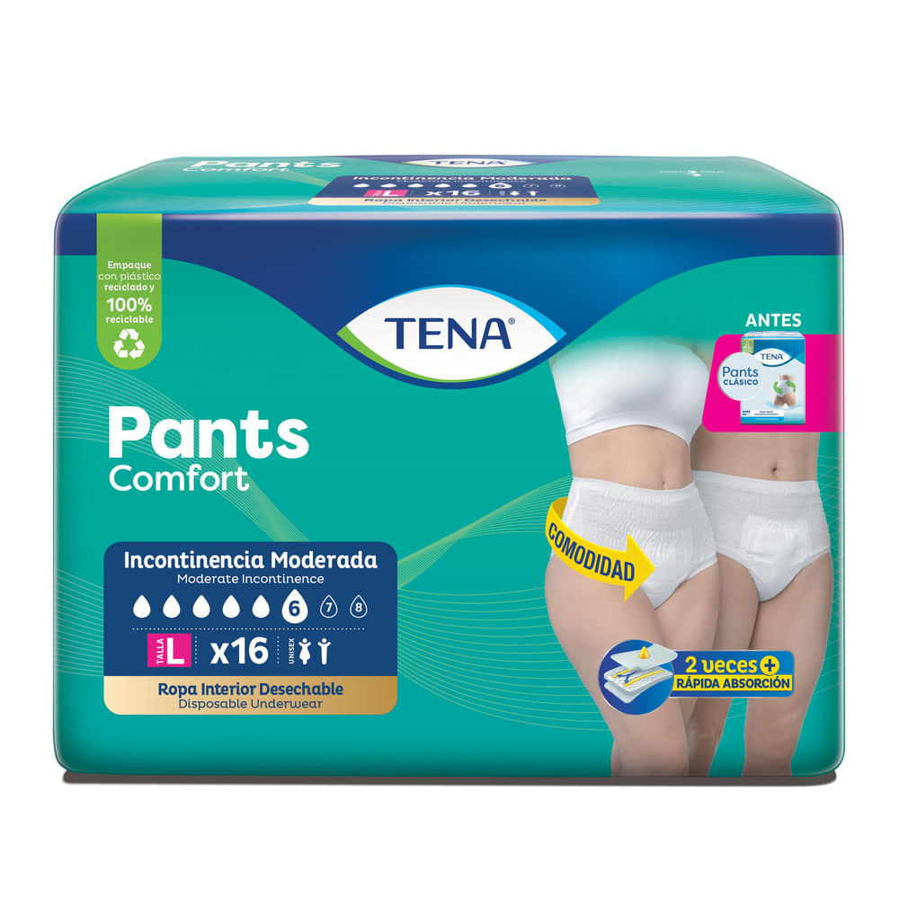 Pañal Tena pants clásico largo x16 und