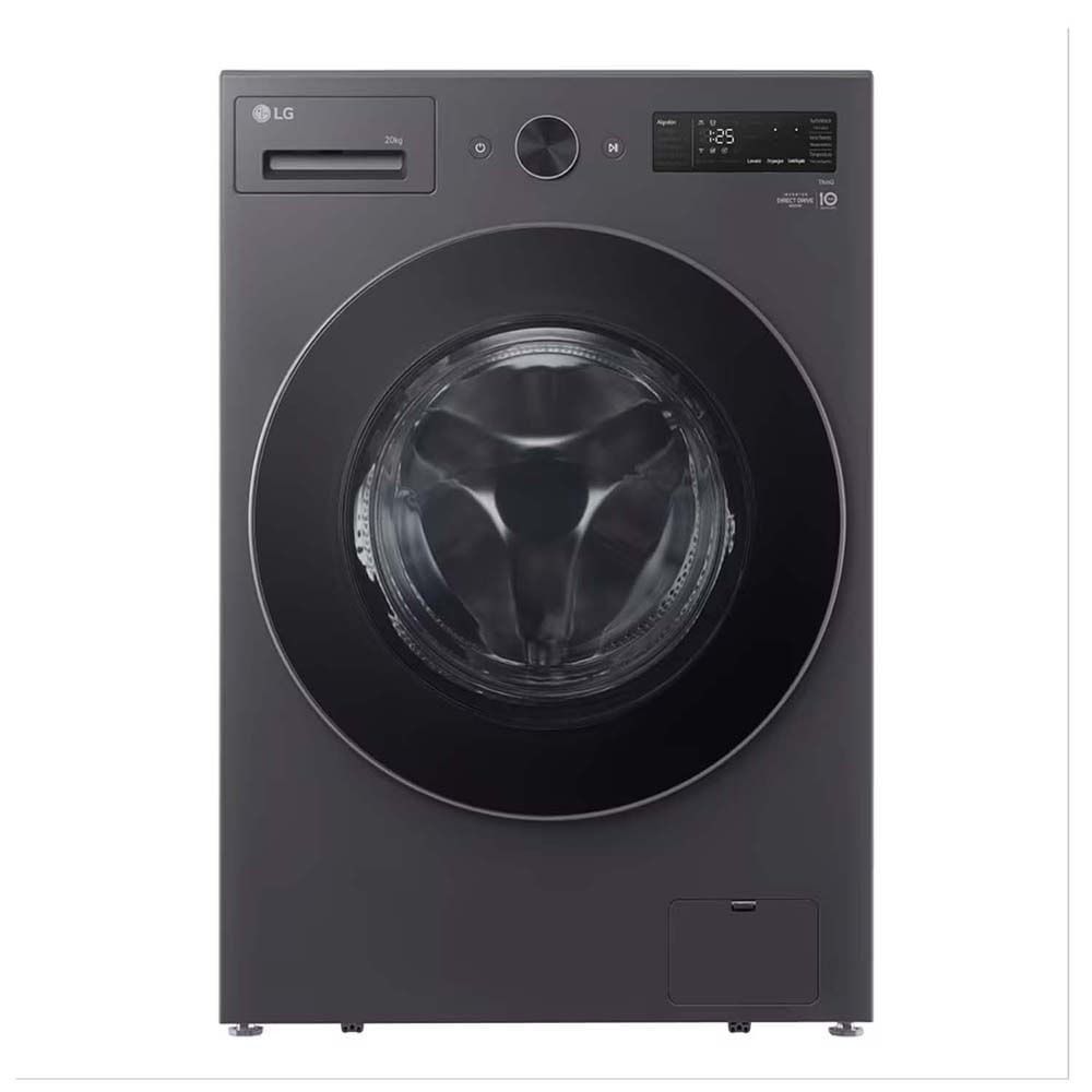 Lavadora Carga Frontal 20kg Lavado Inteligencia Artificial Gris WO20EGNTS6P