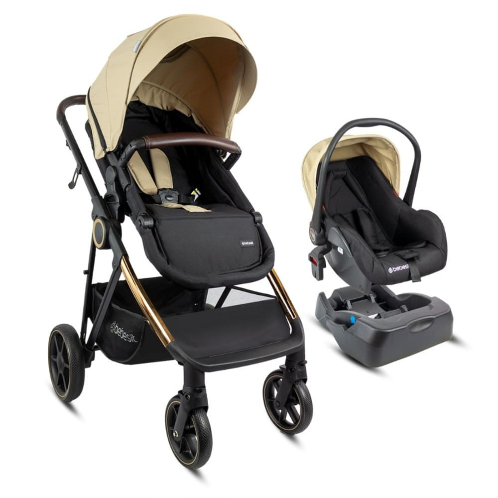 Coche Travel System Cosmos Bebesit Beige