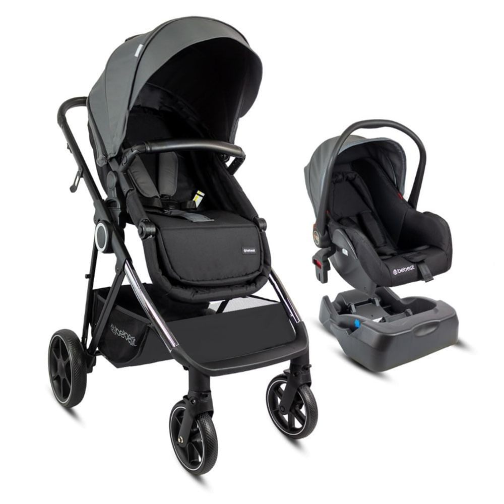 Coche Travel System Cosmos Bebesit Gris