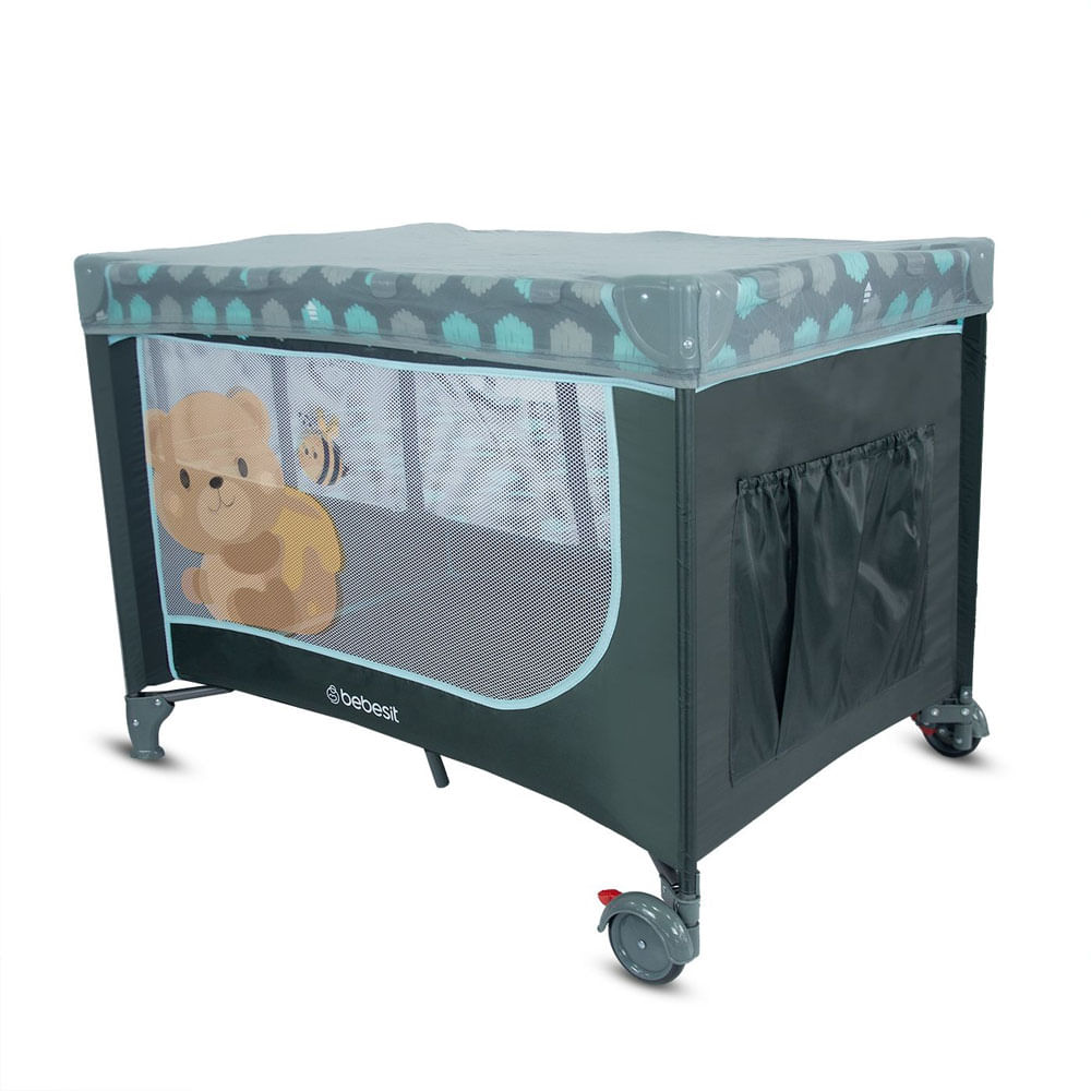 Cuna Corral Relax Azul