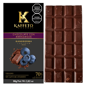Chocolate Kaffeto Arándanos Ganoderma x80grs