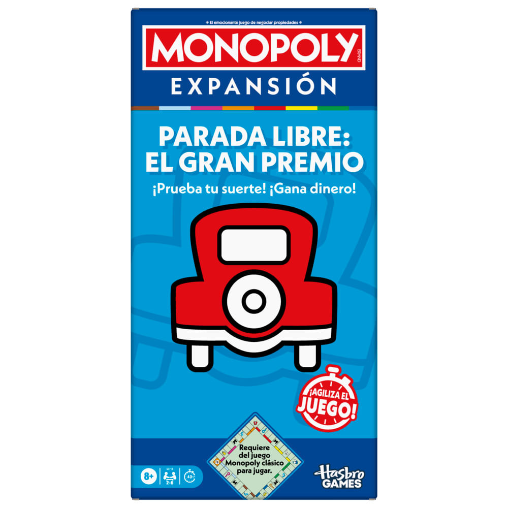 Juego de Mesa Hasbro Games Monopoly Expansión Gran Premio: Parking Gratuito