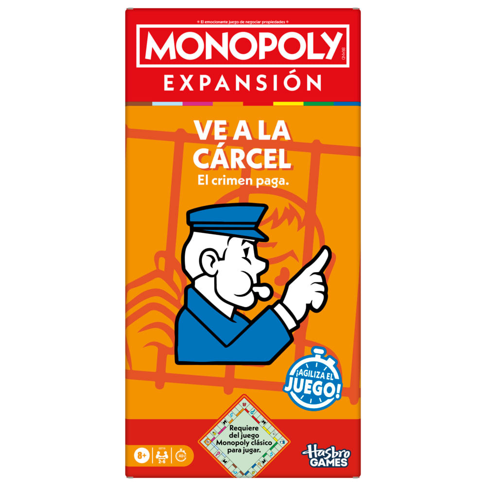 Juego de Mesa Hasbro Games Monopoly Expansión Ve a la Cárcel