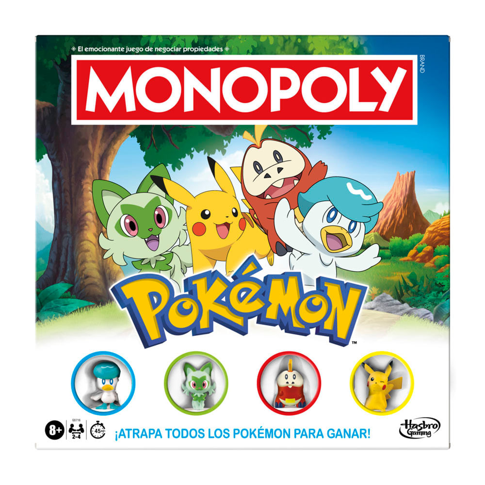 Juego de Mesa Hasbro Games Monopoly Edición Pokémon