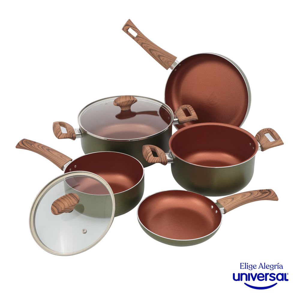 Bateria Cuarzo 7 Piezas Universal