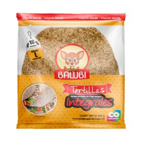 Tortillas Harina de Trigo Integral Balubi L 10 Und 450g