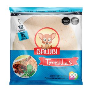 Tortillas Harina de Trigo Balubi XL 10 Und 700g