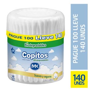 Copitos Mk Biodegradables x140 Unidades