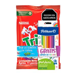 Cereal Trix Bolsa x340 grs + Lápices de Colores