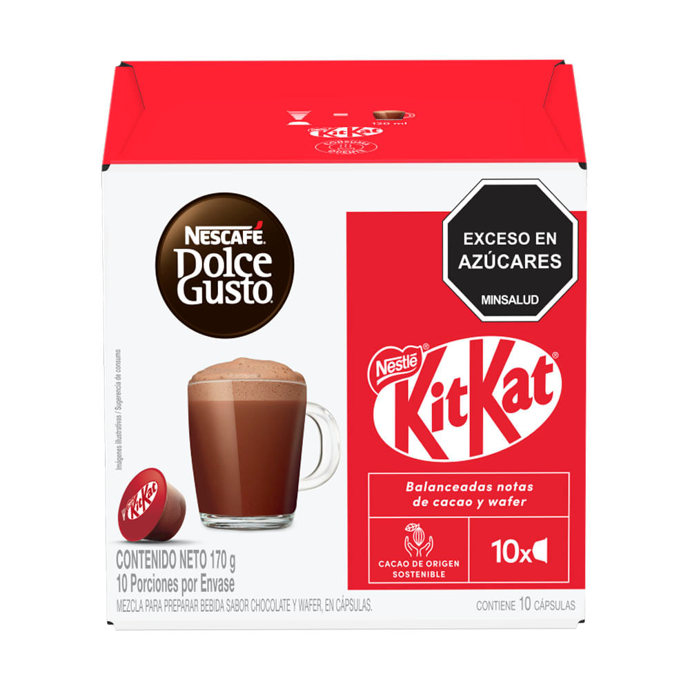Capsula Dolce Gusto Kit Kat x10 Und x17 grs