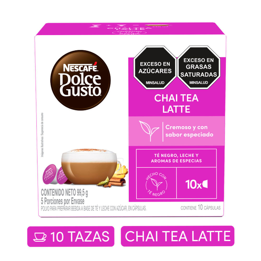 Capsula Dolce Gusto Chai Tea Lattex10 Und x9.95 grs