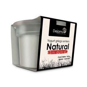 Yoghurt griego Dejamu natural sin dulce x160g