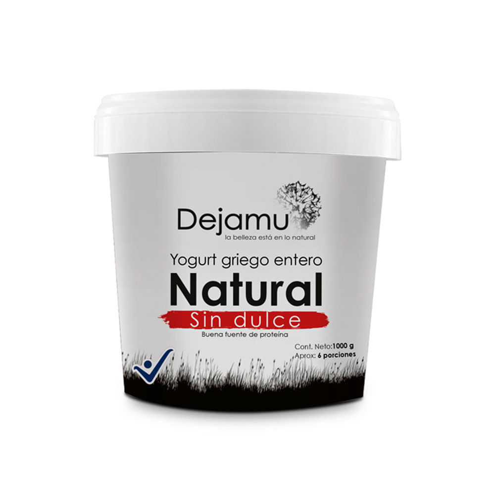 Yogurt griego Dejamu natural sin dulce x1000g