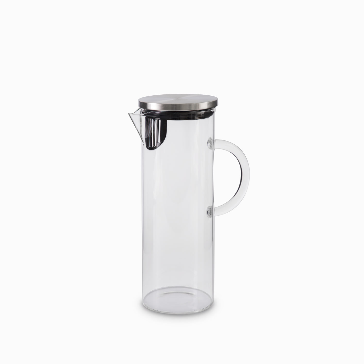 Jarra en vidrio borosilicato con tapa 1300ml