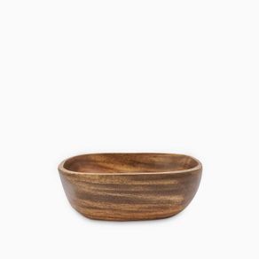 Bowl rectangular en acacia 20cm