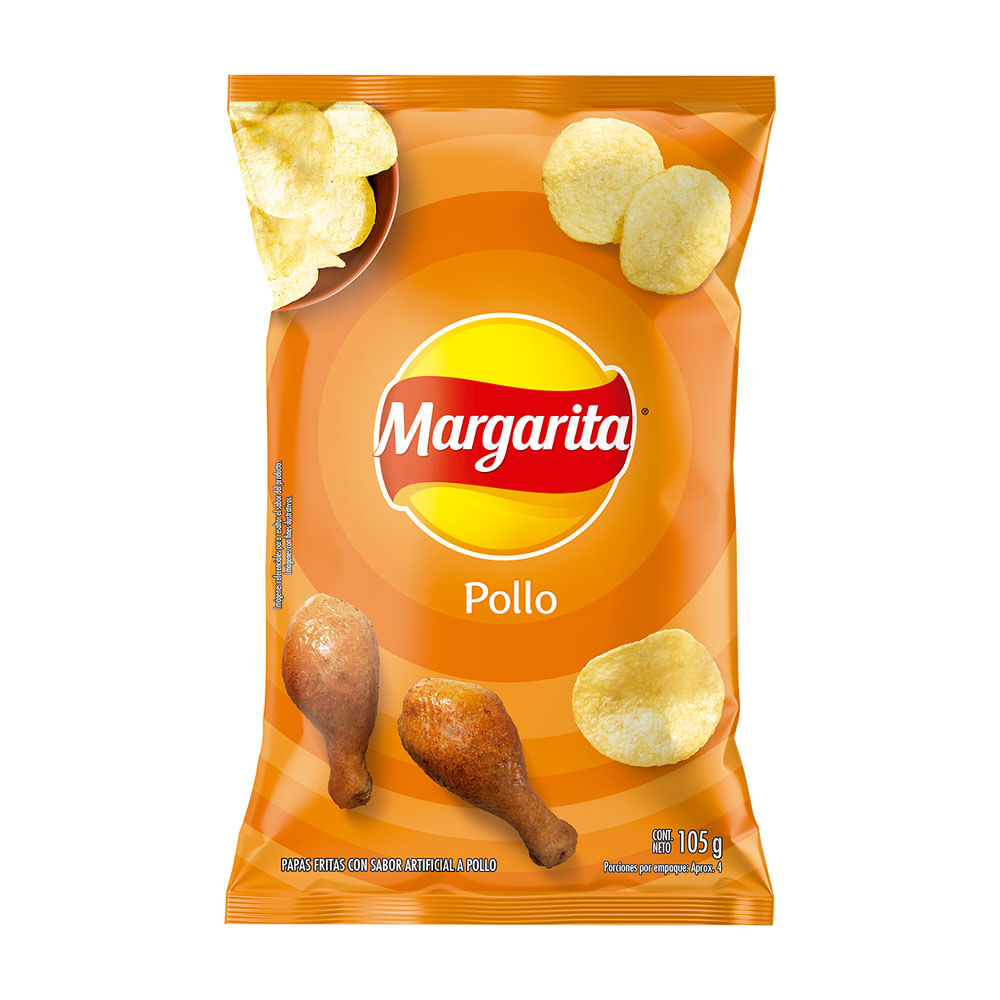 Snack Papas Pollo Margarita 105gr