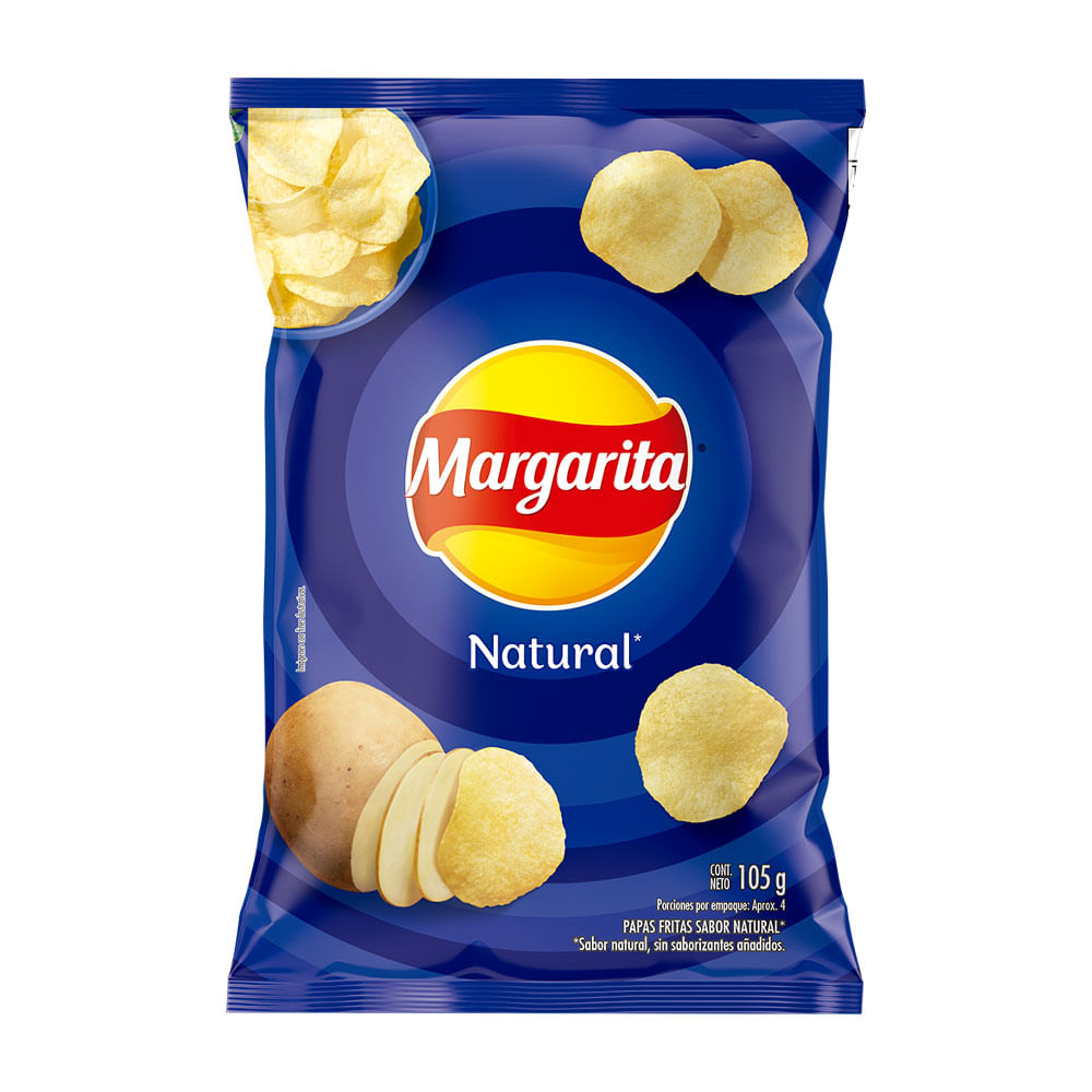 Snack Papas Natural Margarita 105gr