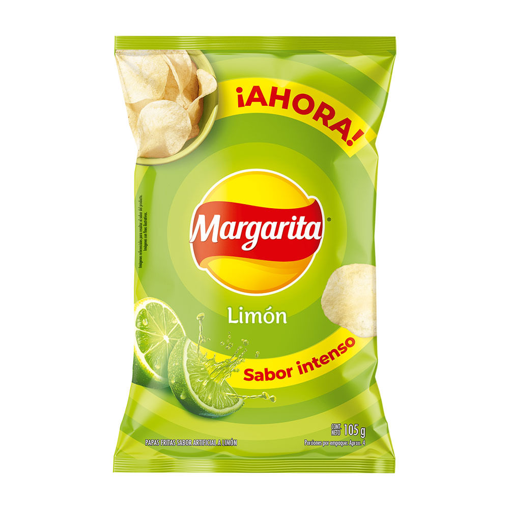 Snack Papas Limón Margarita 105gr