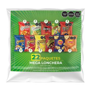 Snack Surtido Fritolay Mega Lonchera