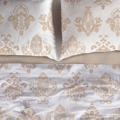 Juego Cama Cannon Microfibra Beirut Beige Queen