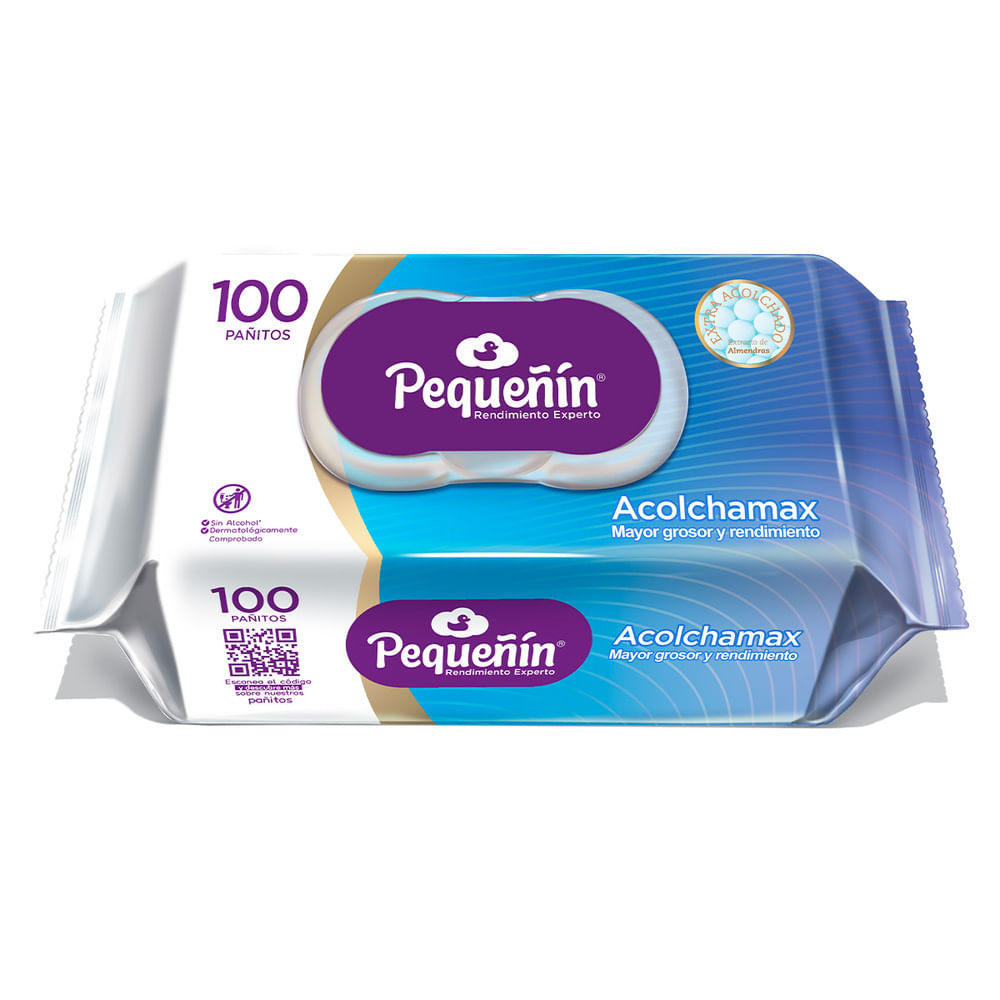 Pañitos Humedos Pequeñin Acolchamax Rendi 100 Und