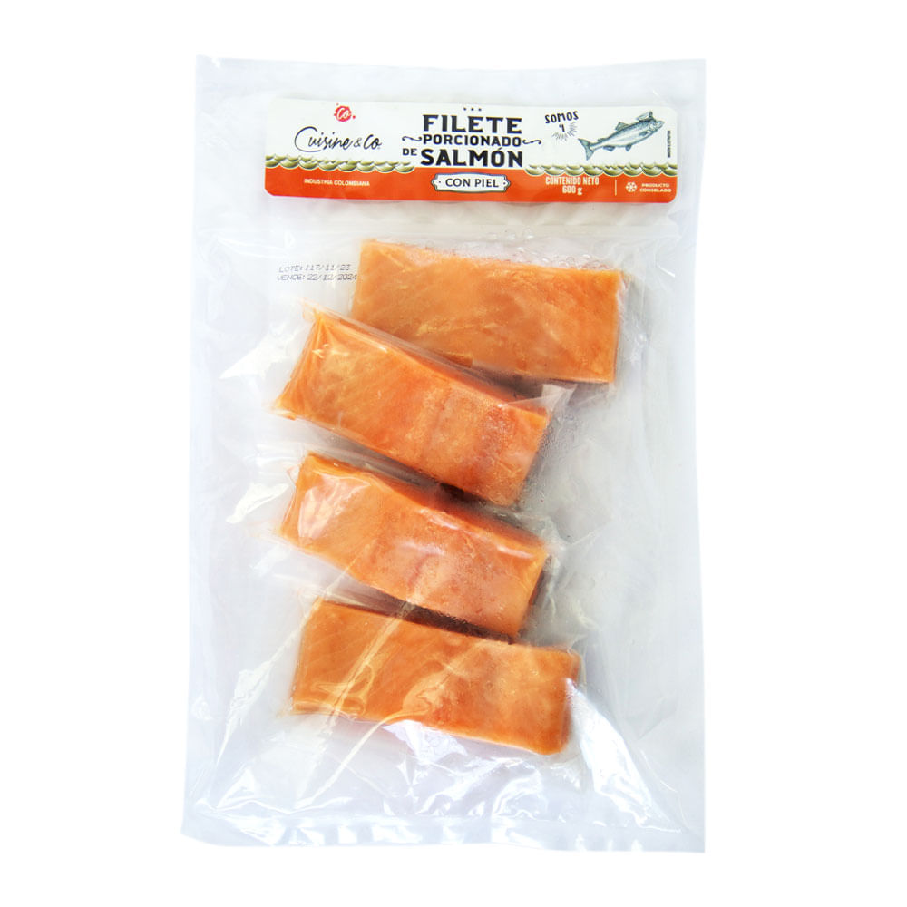 Filete Porcionado Salmon 600g Cuisine & Co