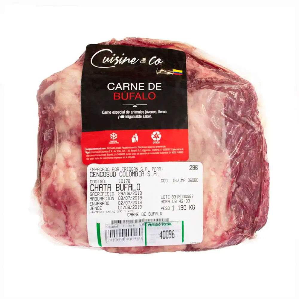 Chatas de Bufalo al Vacio Cuisine & Co