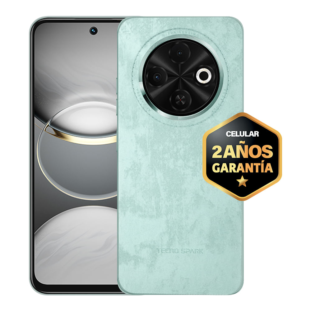 Celular Spark 30C 4GB 256GB Verde Tecno