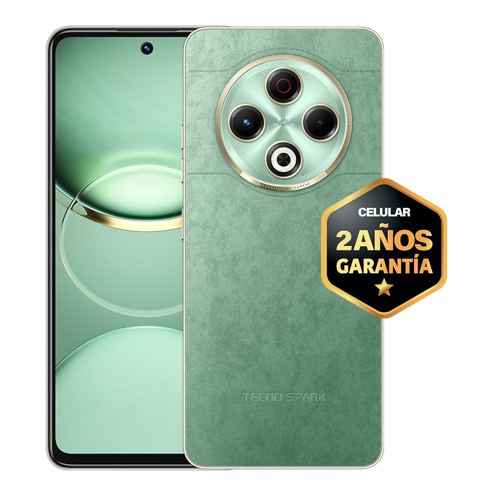 Celular Spark 30 8GB 256GB Verde Tecno