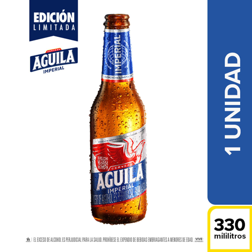Cerveza Aguila Imperial Botella 330ml x1