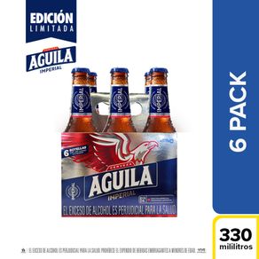 Cerveza Aguila Imperial Botella 330ml x6