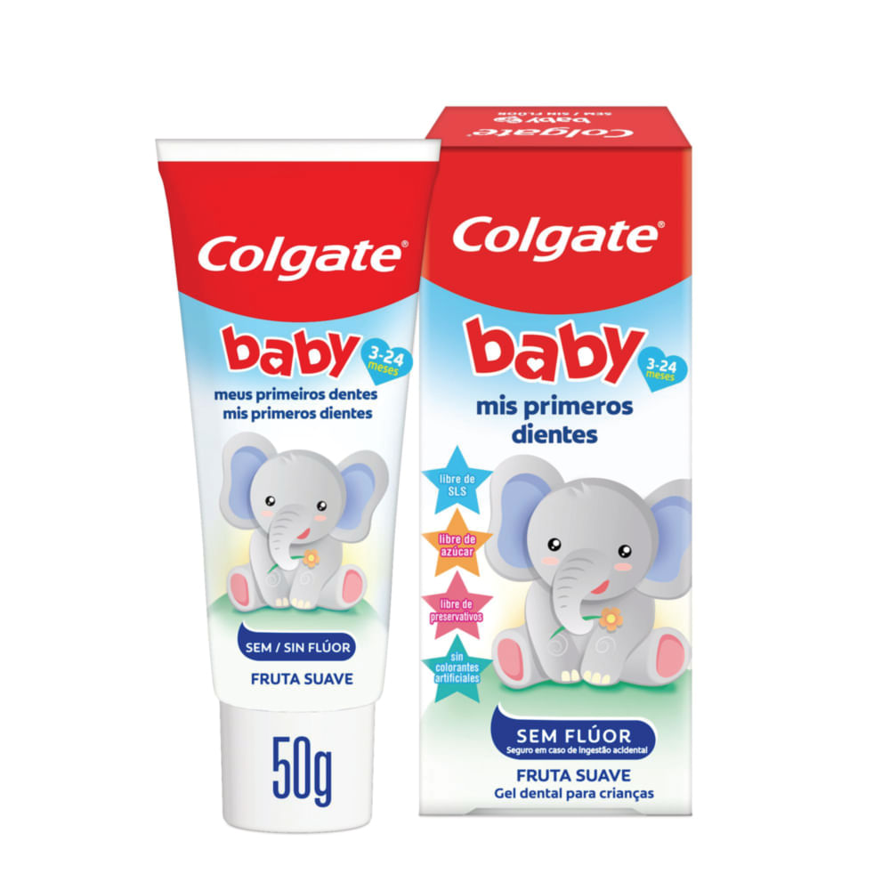 Crema Dental Niños Colgate My First sin Flúor 50g