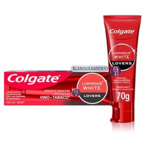 Crema Dental Blanqueadora Colgate Luminous White Vino 75ml