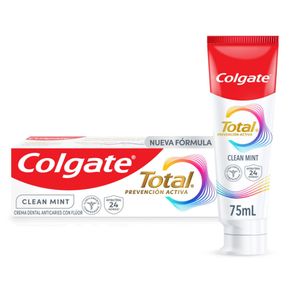 Crema Dental Colgate Total Clean Mint Prevención Activa 75ml